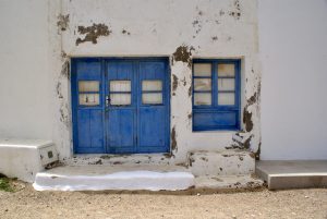 Blue Doors and Window