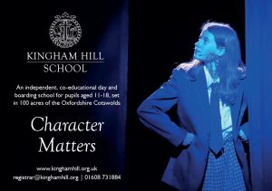 Kingham Hill Ad 'Character Matters'