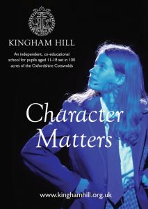 Kingham Hill Ad 'Character Matters'