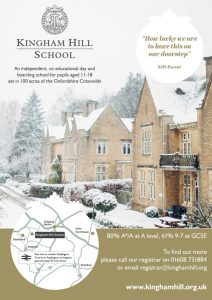 Kingham Hill Ad for Cotswold Life